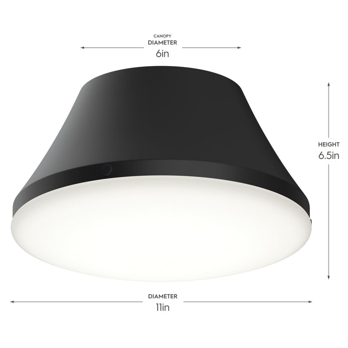 Myhouse Lighting Progress Lighting - P350305-31M - Two Light Flush Mount - Avra - Matte Black