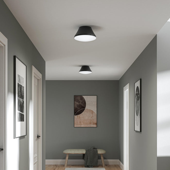 Myhouse Lighting Progress Lighting - P350305-31M - Two Light Flush Mount - Avra - Matte Black