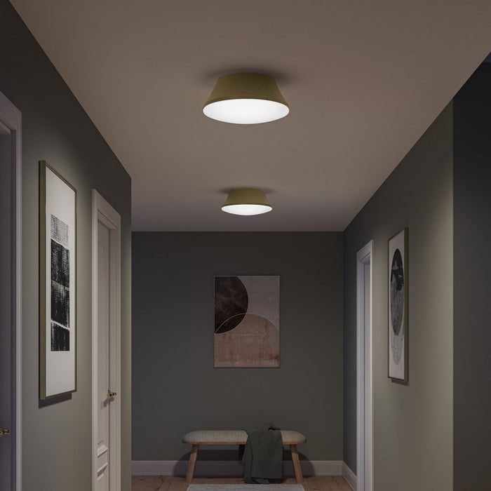 Myhouse Lighting Progress Lighting - P350306-191 - Three Light Flush Mount - Avra - Brushed Gold