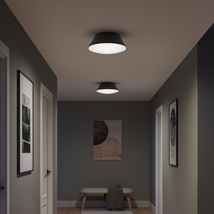 Myhouse Lighting Progress Lighting - P350306-31M - Three Light Flush Mount - Avra - Matte Black