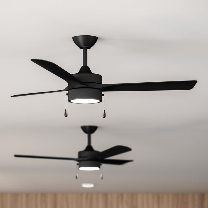 Myhouse Lighting Progress Lighting - P250122-31M-30 - 52" Ceiling Fan - Axion I - Matte Black