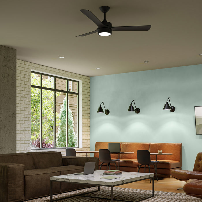 Myhouse Lighting Progress Lighting - P250123-31M-30 - 52" Ceiling Fan - Axion II - Matte Black