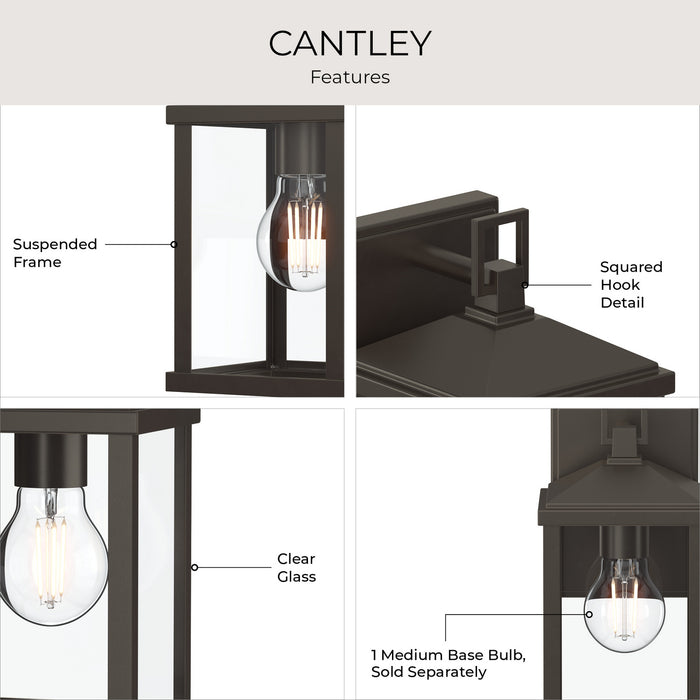Myhouse Lighting Progress Lighting - P560404-020 - One Light Outdoor Wall Mount - Cantley - Antique Bronze