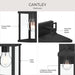 Myhouse Lighting Progress Lighting - P560404-31M - One Light Outdoor Wall Mount - Cantley - Matte Black