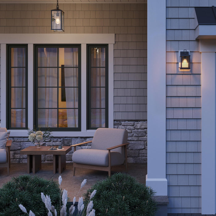 Myhouse Lighting Progress Lighting - P560404-31M - One Light Outdoor Wall Mount - Cantley - Matte Black