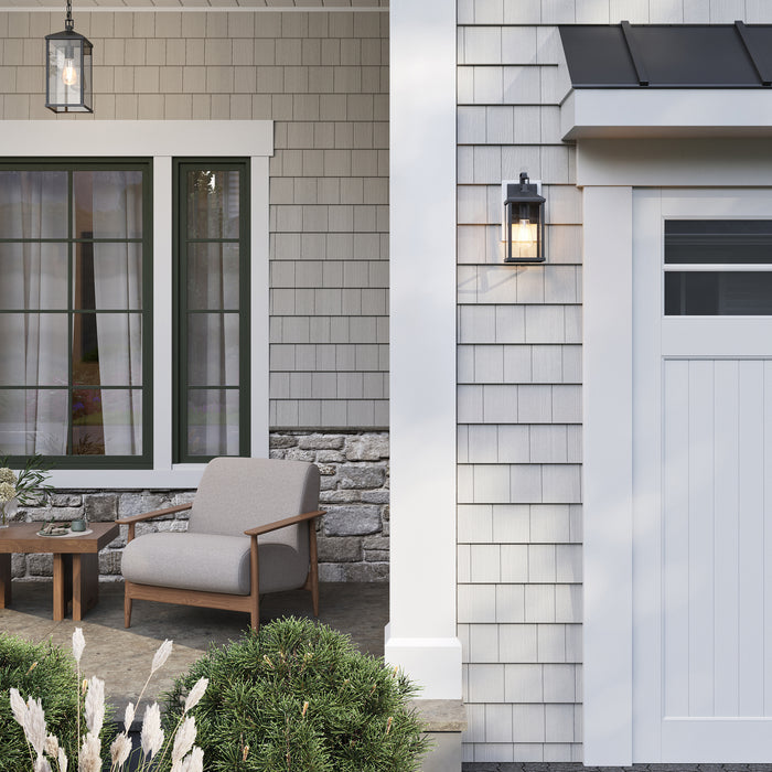 Myhouse Lighting Progress Lighting - P560405-31M - One Light Outdoor Wall Mount - Cantley - Matte Black