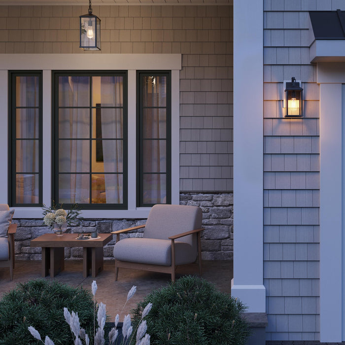 Myhouse Lighting Progress Lighting - P560405-31M - One Light Outdoor Wall Mount - Cantley - Matte Black