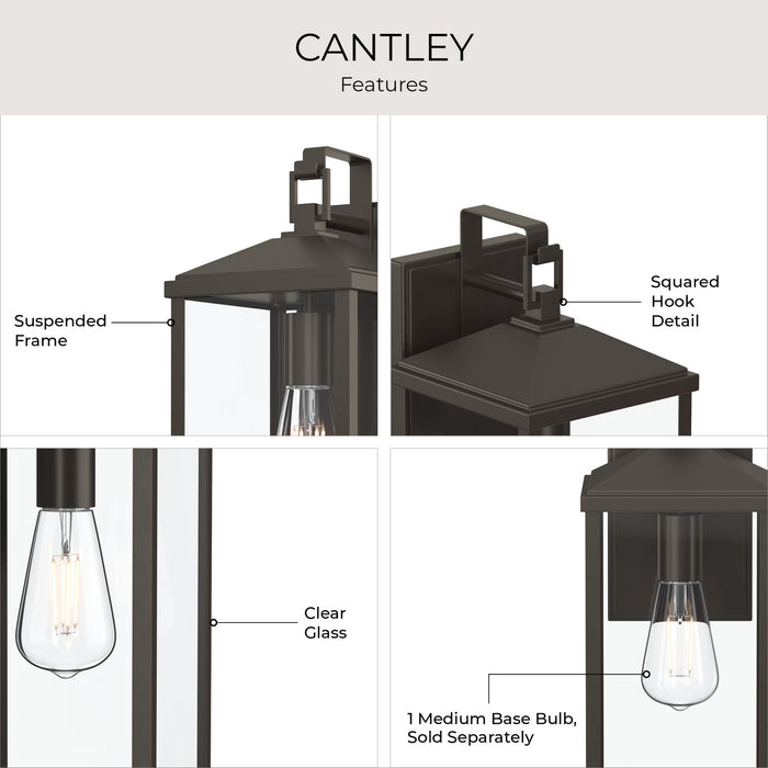 Myhouse Lighting Progress Lighting - P560406-020 - One Light Outdoor Wall Mount - Cantley - Antique Bronze