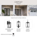 Myhouse Lighting Progress Lighting - P560406-31M - One Light Outdoor Wall Mount - Cantley - Matte Black