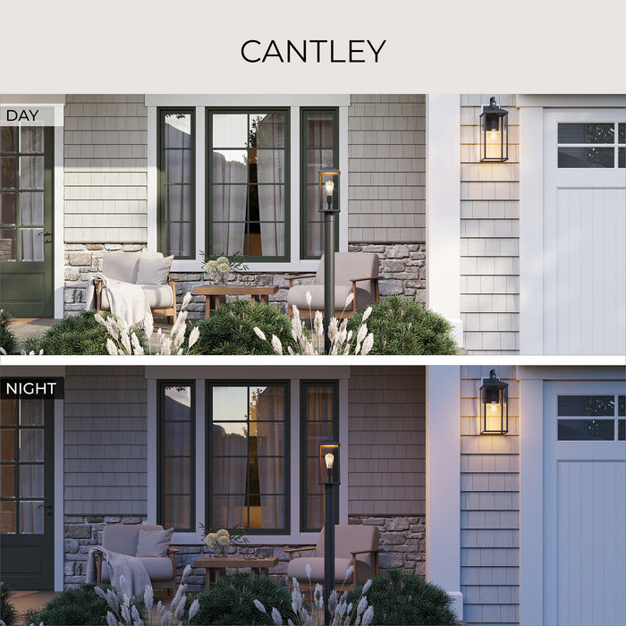 Myhouse Lighting Progress Lighting - P560406-31M - One Light Outdoor Wall Mount - Cantley - Matte Black