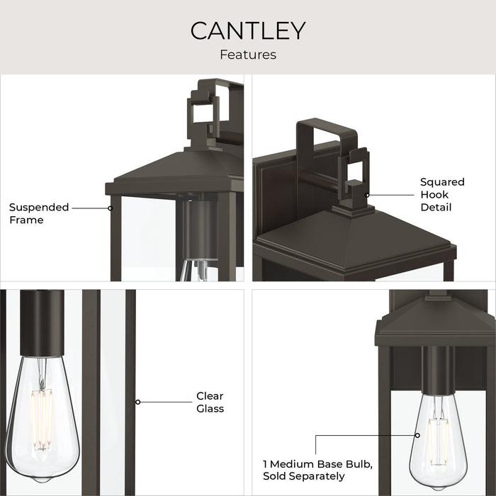 Myhouse Lighting Progress Lighting - P560407-020 - One Light Outdoor Wall Mount - Cantley - Antique Bronze
