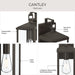 Myhouse Lighting Progress Lighting - P560407-020 - One Light Outdoor Wall Mount - Cantley - Antique Bronze
