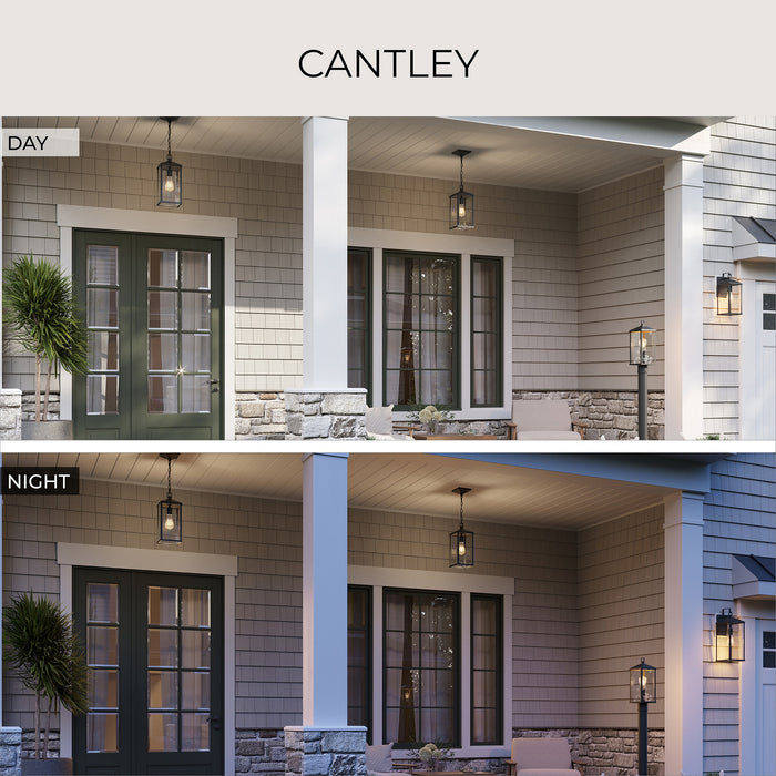 Myhouse Lighting Progress Lighting - P560407-31M - One Light Outdoor Wall Mount - Cantley - Matte Black