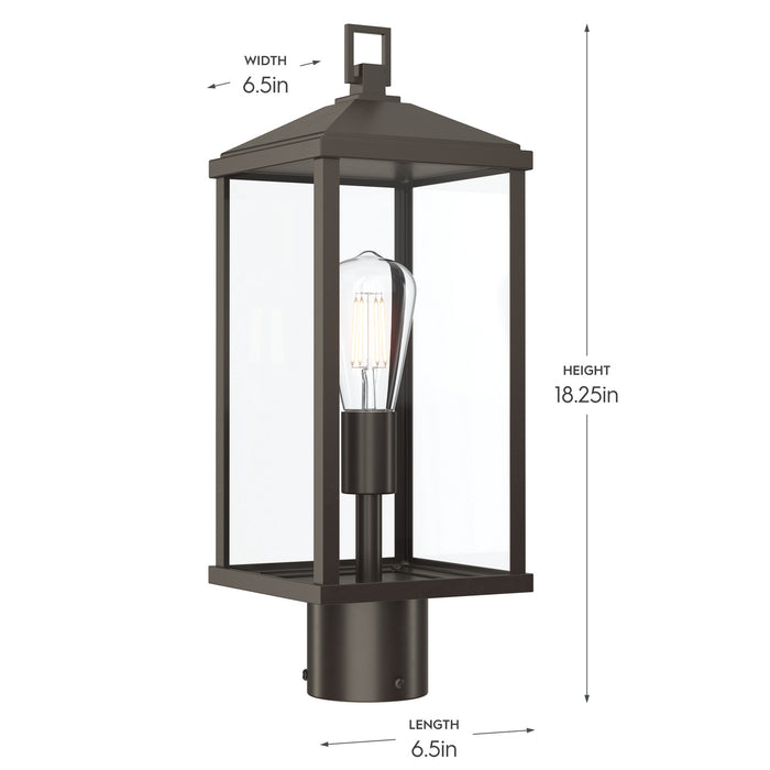Myhouse Lighting Progress Lighting - P540114-020 - One Light Outdoor Post Mount - Cantley - Antique Bronze