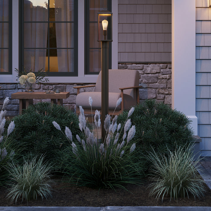 Myhouse Lighting Progress Lighting - P540114-020 - One Light Outdoor Post Mount - Cantley - Antique Bronze