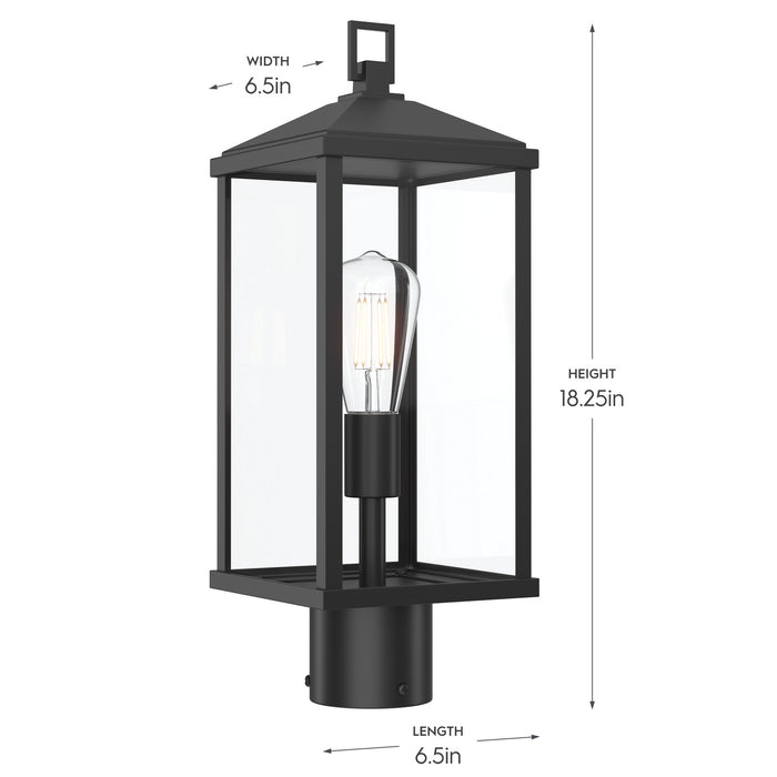 Myhouse Lighting Progress Lighting - P540114-31M - One Light Outdoor Post Mount - Cantley - Matte Black