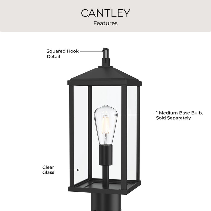 Myhouse Lighting Progress Lighting - P540114-31M - One Light Outdoor Post Mount - Cantley - Matte Black