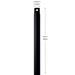 Myhouse Lighting Progress Lighting - C2607-BK - Ceiling Fan Downrod - Downrod - Black (Kichler)