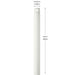 Myhouse Lighting Progress Lighting - C2607-MWH - Ceiling Fan Downrod - Downrod - Matte White