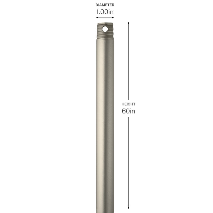 Myhouse Lighting Progress Lighting - C2608-009 - Ceiling Fan Downrod - Downrod - Brushed Nickel