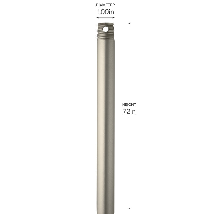 Myhouse Lighting Progress Lighting - C2609-009 - Ceiling Fan Downrod - Downrod - Brushed Nickel