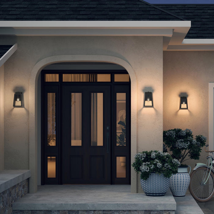 Myhouse Lighting Progress Lighting - P560401-31M - One Light Outdoor Wall Mount - Hedry - Matte Black
