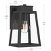 Myhouse Lighting Progress Lighting - P560401-31M - One Light Outdoor Wall Mount - Hedry - Matte Black