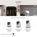 Myhouse Lighting Progress Lighting - P560402-31M - One Light Outdoor Wall Mount - Hedry - Matte Black