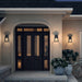 Myhouse Lighting Progress Lighting - P560402-31M - One Light Outdoor Wall Mount - Hedry - Matte Black