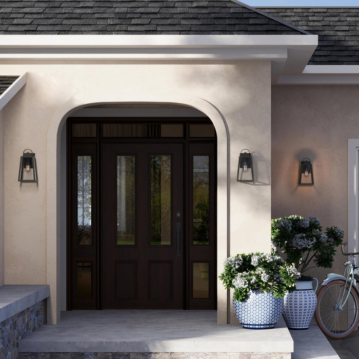 Myhouse Lighting Progress Lighting - P560402-31M - One Light Outdoor Wall Mount - Hedry - Matte Black