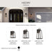Myhouse Lighting Progress Lighting - P560403-020 - One Light Outdoor Wall Mount - Hedry - Antique Bronze