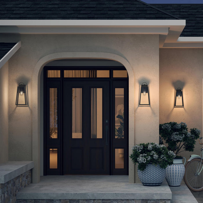 Myhouse Lighting Progress Lighting - P560403-31M - One Light Outdoor Wall Mount - Hedry - Matte Black