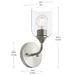 Myhouse Lighting Progress Lighting - P710155-009 - One Light Wall Sconce - Ilia - Brushed Nickel