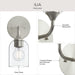 Myhouse Lighting Progress Lighting - P710155-009 - One Light Wall Sconce - Ilia - Brushed Nickel