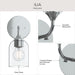 Myhouse Lighting Progress Lighting - P710155-015 - One Light Wall Sconce - Ilia - Polished Chrome
