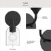 Myhouse Lighting Progress Lighting - P710155-31M - One Light Wall Sconce - Ilia - Matte Black