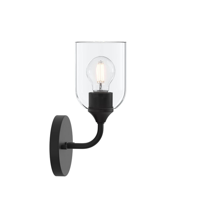 Myhouse Lighting Progress Lighting - P710155-31M - One Light Wall Sconce - Ilia - Matte Black