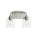 Myhouse Lighting Progress Lighting - P300572-009 - Two Light Bath Vanity - Ilia - Brushed Nickel