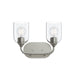 Myhouse Lighting Progress Lighting - P300572-009 - Two Light Bath Vanity - Ilia - Brushed Nickel