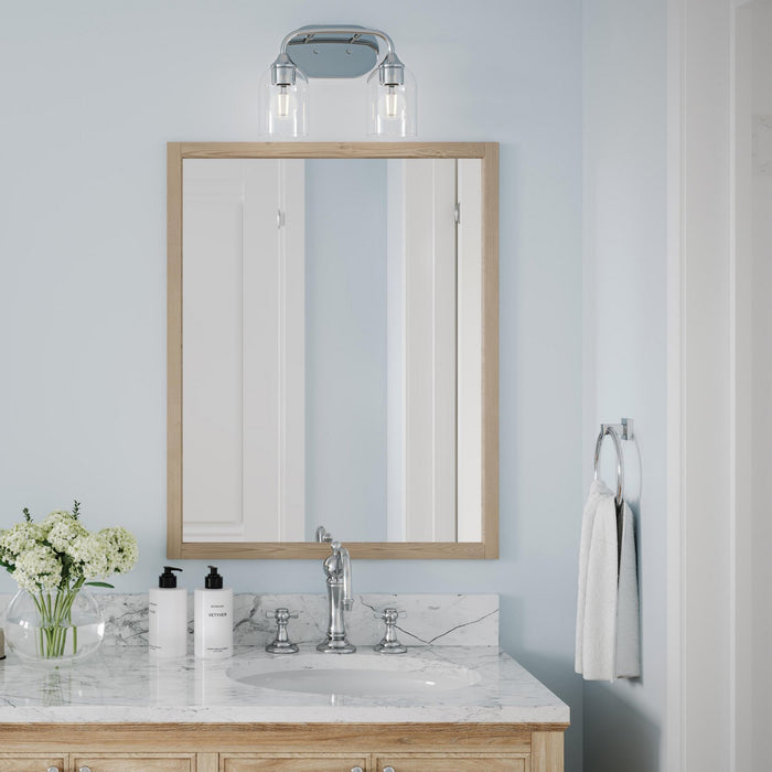 Myhouse Lighting Progress Lighting - P300572-015 - Two Light Bath Vanity - Ilia - Polished Chrome