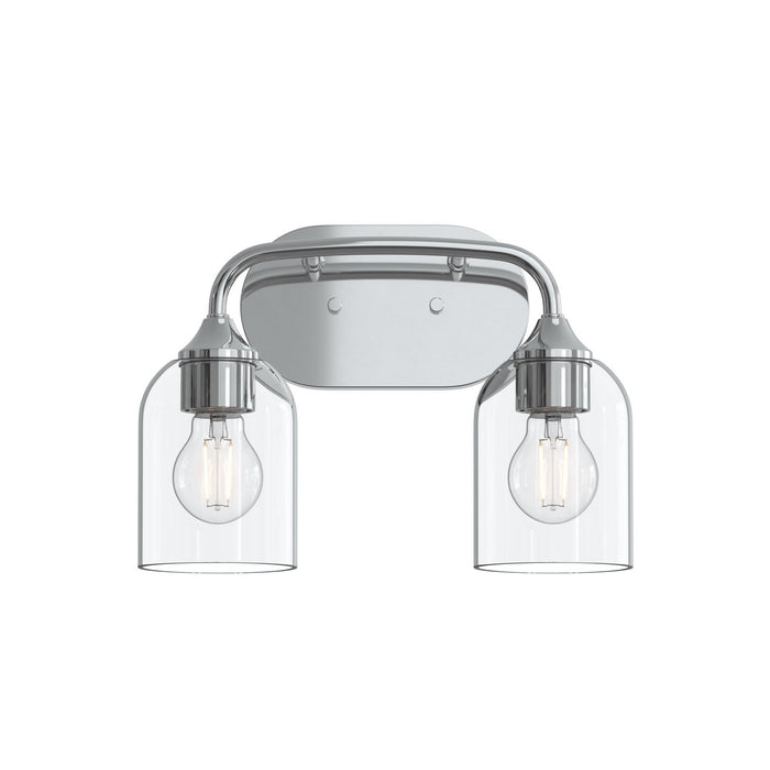 Myhouse Lighting Progress Lighting - P300572-015 - Two Light Bath Vanity - Ilia - Polished Chrome