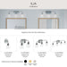 Myhouse Lighting Progress Lighting - P300572-015 - Two Light Bath Vanity - Ilia - Polished Chrome