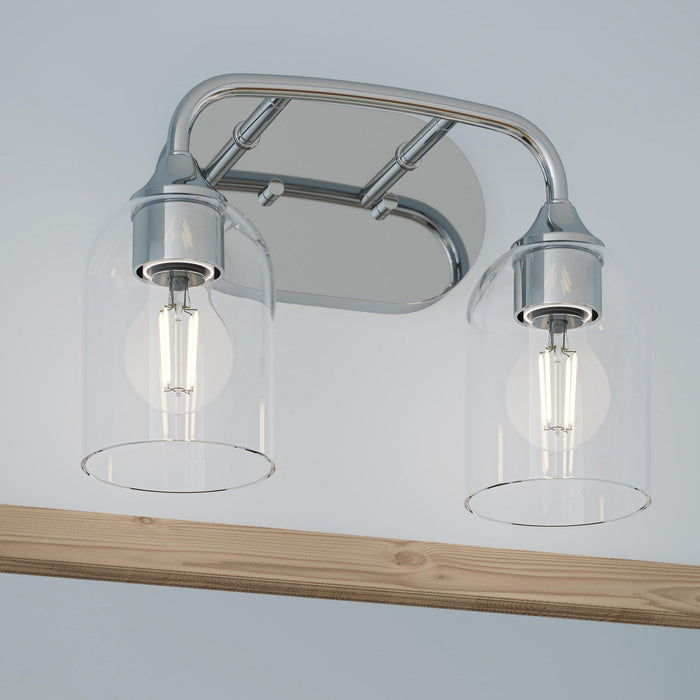 Myhouse Lighting Progress Lighting - P300572-015 - Two Light Bath Vanity - Ilia - Polished Chrome
