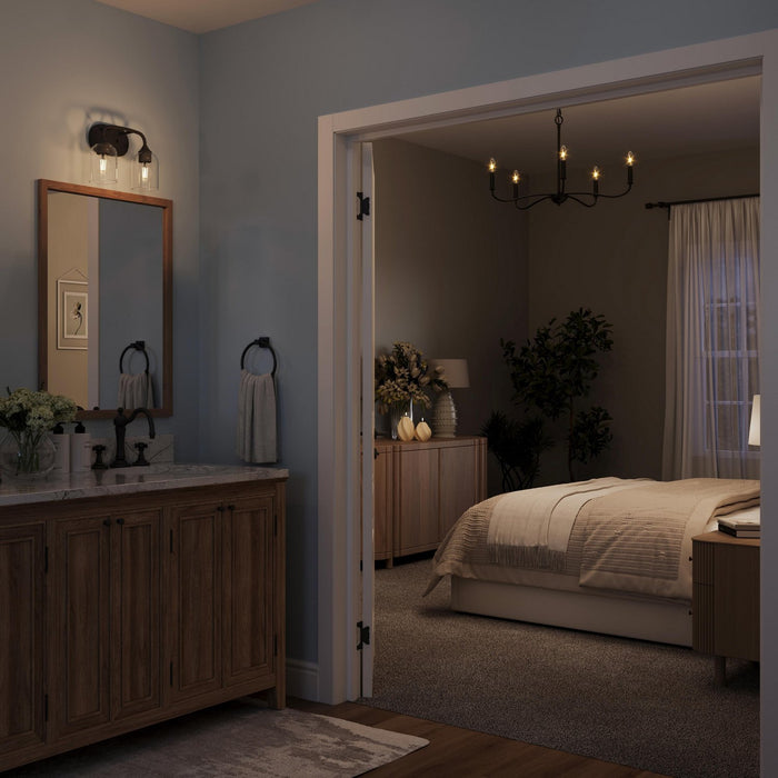 Myhouse Lighting Progress Lighting - P300572-31M - Two Light Bath Vanity - Ilia - Matte Black