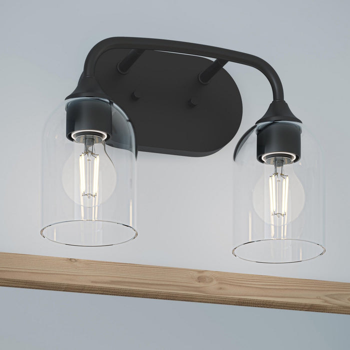 Myhouse Lighting Progress Lighting - P300572-31M - Two Light Bath Vanity - Ilia - Matte Black