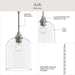 Myhouse Lighting Progress Lighting - P500514-009 - One Light Pendant - Ilia - Brushed Nickel