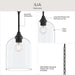 Myhouse Lighting Progress Lighting - P500514-31M - One Light Pendant - Ilia - Matte Black