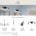 Myhouse Lighting Progress Lighting - P500514-31M - One Light Pendant - Ilia - Matte Black