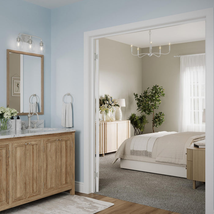 Myhouse Lighting Progress Lighting - P300573-009 - Three Light Bath Vanity - Ilia - Brushed Nickel