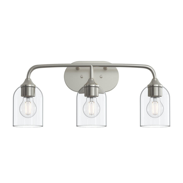 Myhouse Lighting Progress Lighting - P300573-009 - Three Light Bath Vanity - Ilia - Brushed Nickel
